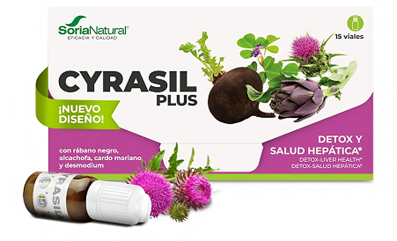 CYRASIL+. Maisto papildas su ridikais, margainiais, artišokais, jakšūnėmis ir cinku, 15 but.