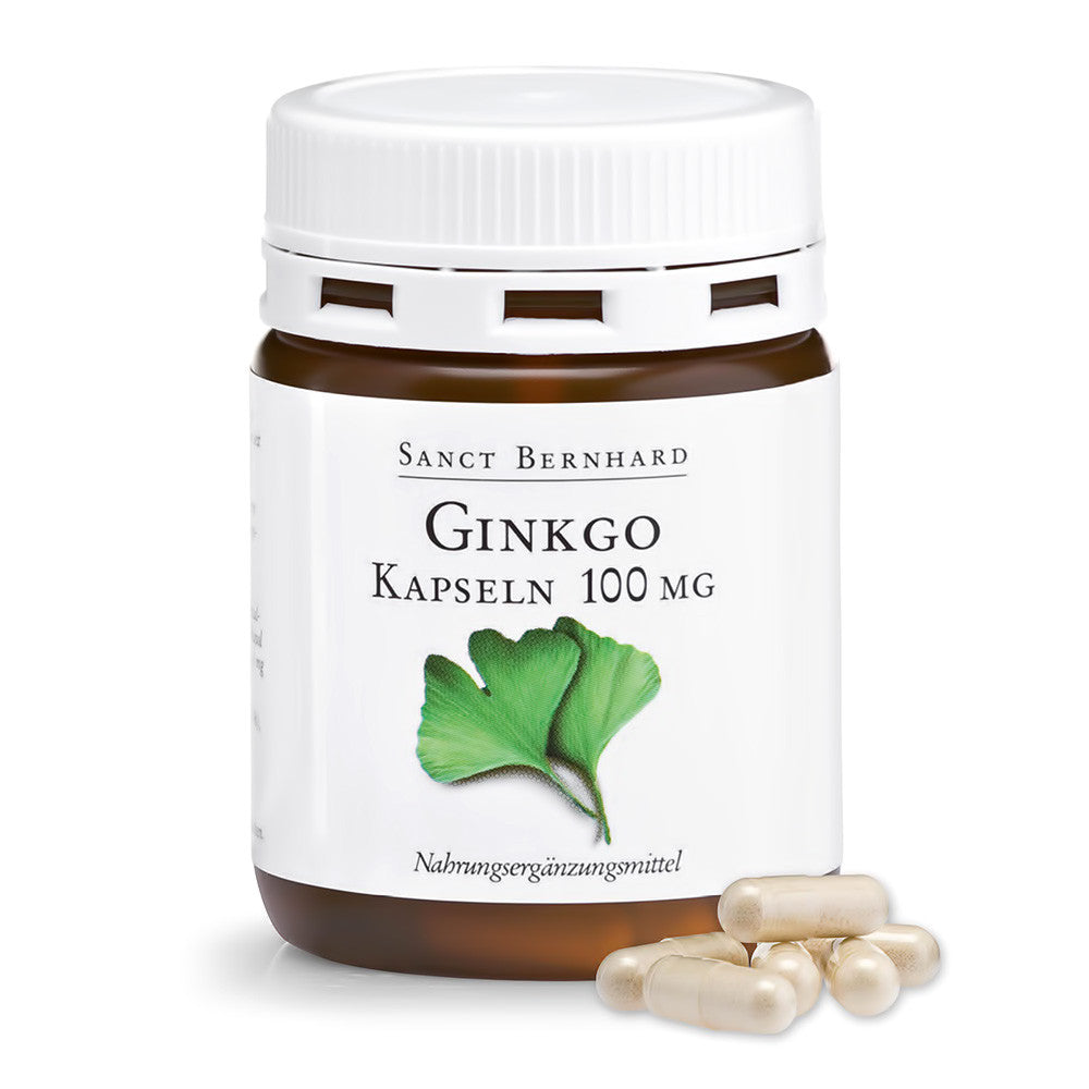 Ginkmedžių kapsulės. Maisto papildas, 30 kaps.