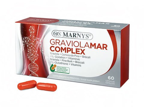 GRAVIOLAMAR COMPLEX. Maisto papildas su anonų vaisių ekstraktu, 60 kaps.