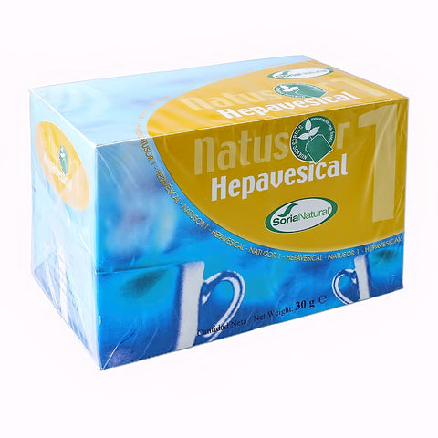 NATUSOR 1 HEPAVESICAL. Žolelių mišinys, 20 pakelių