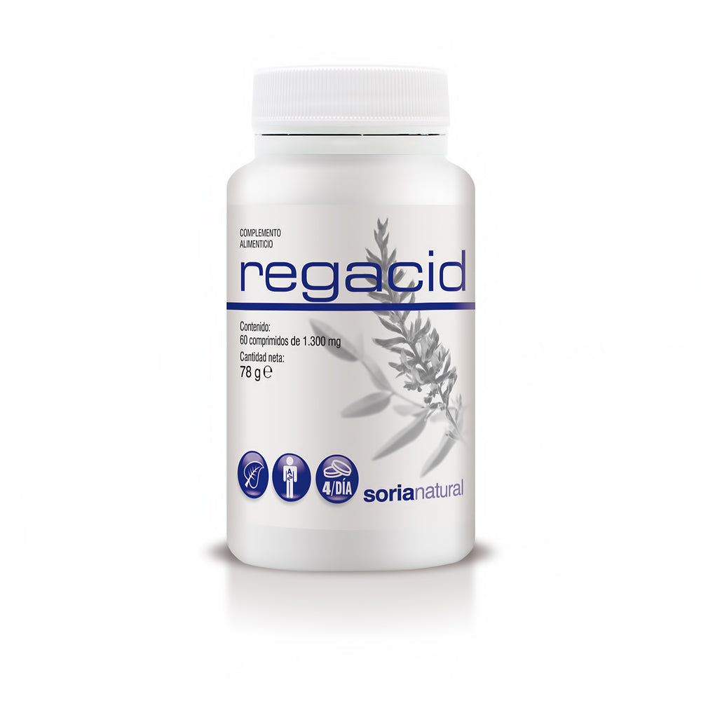REGACID. Maisto papildas virškinimui, 60 tab.