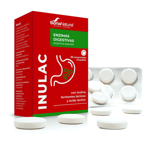 INULAC TABLETS. Maisto papildas su inulinu. Čiulpiamosios tabletės, 30 tab.