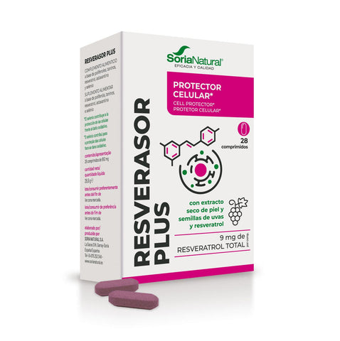 RESVERASOR PLUS. Juodųjų vynuogių ekstraktas su resveratroliu, astaksantinu ir selenu, 28 tab.